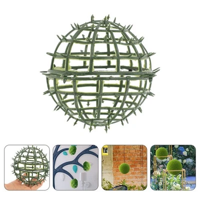 8 Pcs Grüner Kranz-globusrahmen Pflanzenstützrahmen Pflanzenstützregal - Bild 1 von 4