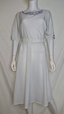 Vintage 1970s Polka Dot Dress Size A Line
