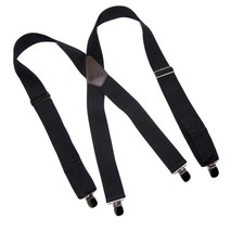 Hold-Up Suspender Co. Holdup 2" wide Non-Elastic Industrial Series Black XLS ...
