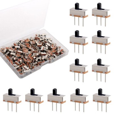 RUNCCI-YUN 200 Stücke Mini Schiebeschalter,PCB Panel,Arduino DIY 3 Pin 2 