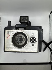 Vintage Polaroid Square Shooter 2 Instant Film Camera - 1970s with Strap