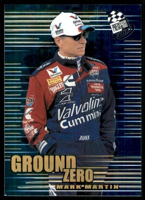 2001 Press Pass Ground Zero Mark Martin #GZ 6