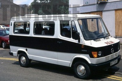 35mm Dia Felix Mercedes Benz L207D B873XFL 1997 Original