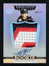 2024-25 Upper Deck The Cup 2024-25 Update 5/77 Nick Blankenburg Patch Auto 1pa2