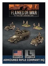 Flames of War: American Armored Rifle Company HQ (Late-War)