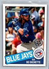 2020 Topps 1985 35th Anniversary Bo Bichette Rookie Toronto Blue Jays #85-97
