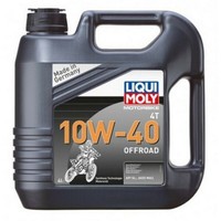 Gratisversand MotoröL Liqui Moly Hc Synthetisch 4T 10W-40 Off-Road Garrafa