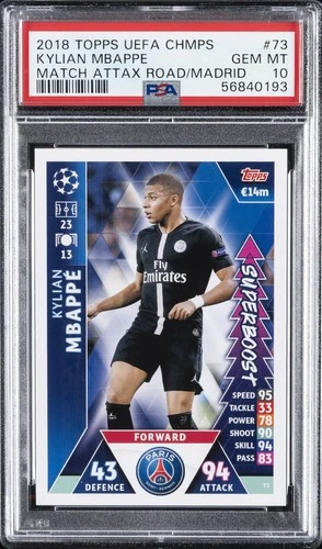 Kylian Mbapp 2018 Topps Kylian Mbapp #73