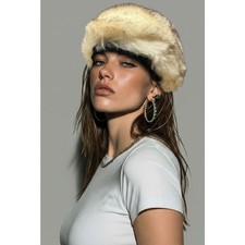 Union Made 1968 Fur Hat With Original Receipt  Box