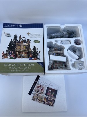 Department 56 Dickens' Village ''Beckingham's Christmas Candles'' #58748 Retired