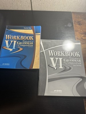 Abeka Workbook For Handbook of Grammar and Composition VI