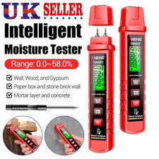 Digital Moisture Damp Detector Humidity Tester Wood Wall Concrete LCD Meter
