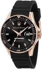 MASERATI SFIDA OROLOGIO AUTOMATICO R8821140004 ROSE' 44mm LIST. 389€ SOTTOCOSTO