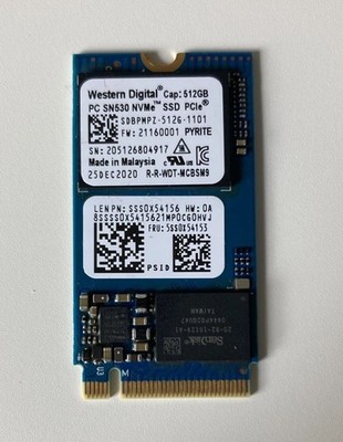 Western Digital SN530 - 512GB M.2 SSD - PCIe Gen3 x4 NVMe