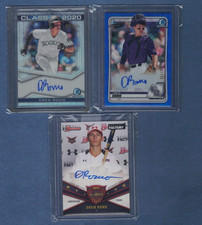2020 BOWMAN CHROME BLUE REF AUTO  DREW ROMO,ALL AMERICA AUTO CLASS OF 2020