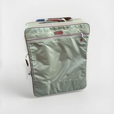 NOS Vintage Hartmann Rolling Luggage 26'' Suitcase Extending Handle Original Box