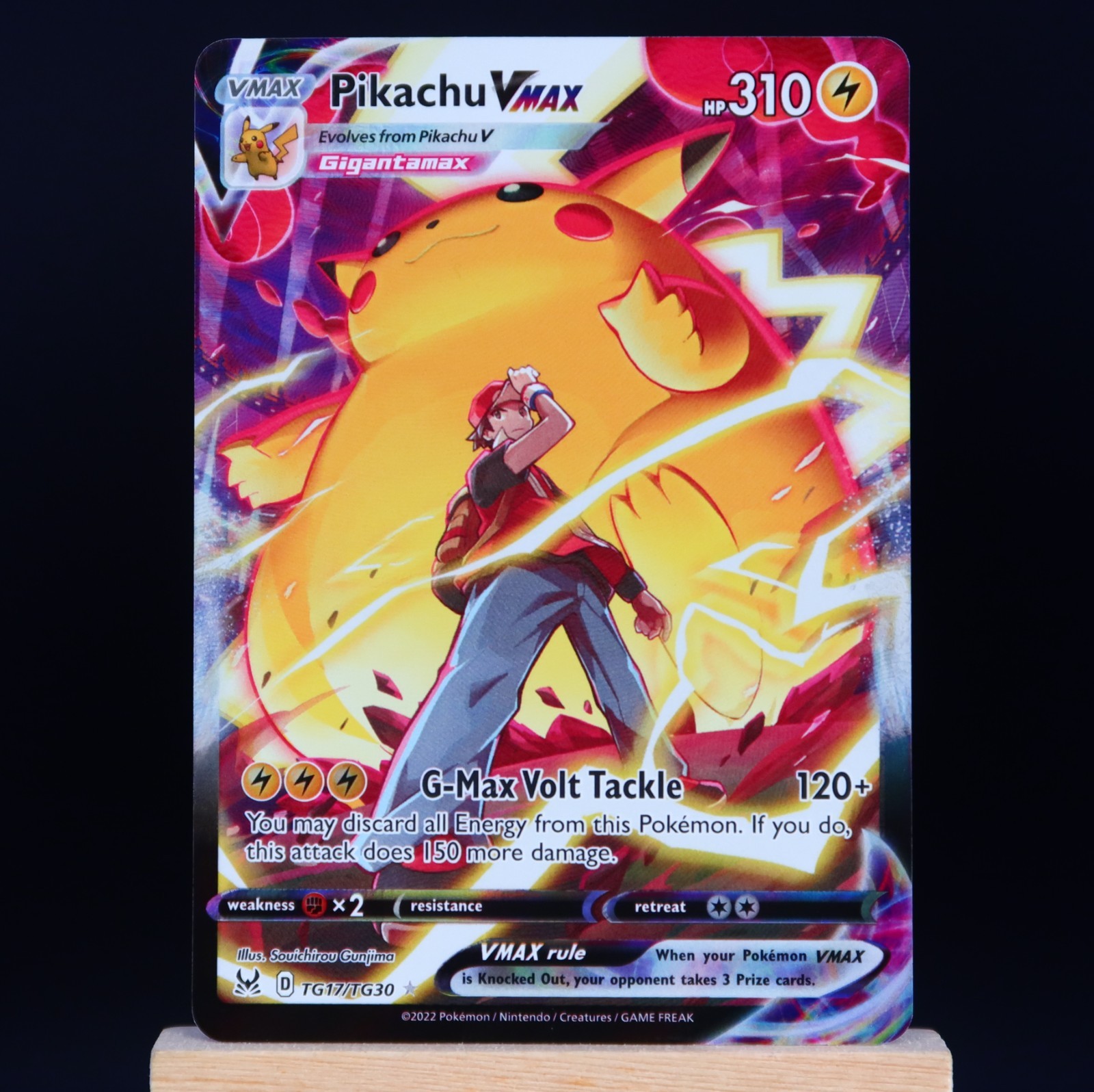✨Pokémon TCG Pikachu VMAX ⚡️ TG17/TG30 Lost Origin SIR Holo Rare Pack Fresh 🤩