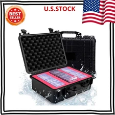 Trading Card Storage Box – Water-Resistant Lockable Case for Slabs & Collectible