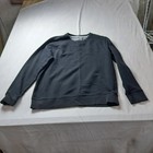 Crewneck Sweatshirt Black Charcoal Unbranded Size L Approx (measured) 10596 — photo 1