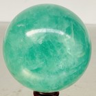 2180G Natural green fluorite Quartz Sphere Crystal Energy Ball Reiki Healing — photo 7