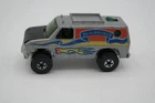 Vintage 1977 HOT WHEELS 'Baja Breaker' Van Gray Ford Econoline Used Hong Kong