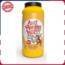 Anti Monkey Butt Powder with Calamine Anti Friction Powder, Talc Free, 6 oz.