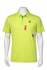 Reebok Men  s Performance Polo Shirt Green Golf Moisture Wicking Size L NWT