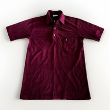 Vintage 70  s Grand Slam Munsingwear Polo Penguin Burgandy Cotton Pique Shirt M