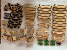 75 Pieces Wood Railroad Track Thomas  Friends Train