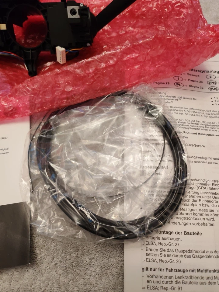 Genuine VW Speed Control Unit New 5G0 054 691 B Cruise Control Unit Golf Mk7  - Image 3 of 4