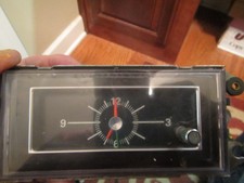 1971-73 Mustang Cougar Console Mounted Clock D1zf-15000-3 With Wiring Harness 1971-73 Mustang Cougar Console Mounted Clock D1zf-15000-3 With Wiring Harness