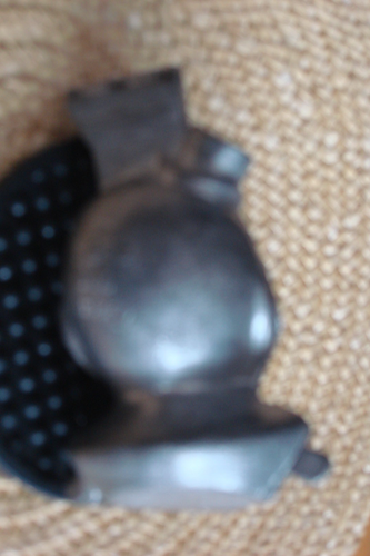 Vintage Hinged Pewter Clown Ice Cream Or Choclate Mold E & Co NY 1950's - Picture 4 of 5