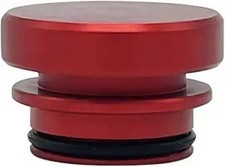 Car Cigarette Lighter Plug Cover Aluminum 12 Volt Power Outlet Cov Color Red