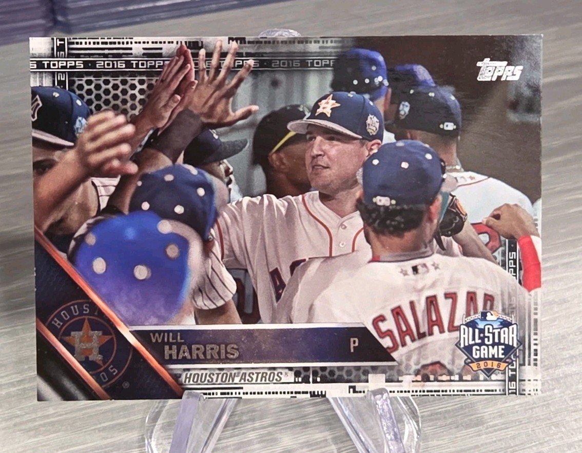Will Harris 2016 Topps Update ASG Black /65 #US282 Houston Astros