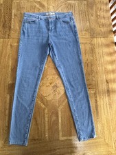 Topshop Light Blue Leigh Skinny Jeans Waist 30 To Fit Leg 30