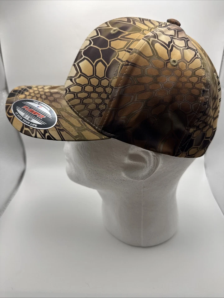 Mens Camo Baseball Cap Kryptek Highlander Typhon Hat Mid Structured S/M - Image 2 of 4