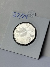 2011 Olympic Table Tennis 50p Coin Fifty Pence Circulated Good Condition London