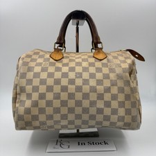 Louis Vuitton Speedy 30 Damier Azur N41533 borsa a mano autentica