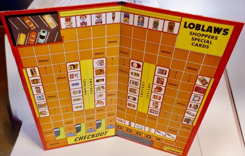 SELDOM SEEN 1959 Vintage LOBLAWS CHECKOUT GAME Board Game by MILTON BRADLEY - Picture 3 of 24