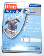 Hartz Ultra Guard Plus White Fresh Scent Flea  Tick Collar for Dogs