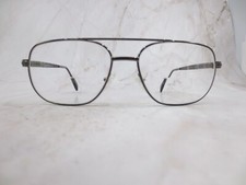 Safilo Elasta Eyeglasses Frame Men's 7126 Gunmetal Full Rim Square 58-17-140