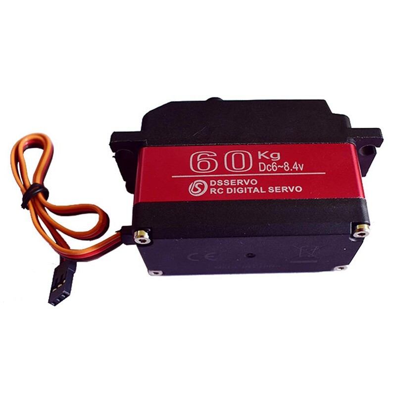 HobbyPark Waterproof Brushless RC Servo - 45kg Torque, Metal Gear, Aluminum Case For Crawler, SCX10, TRX4