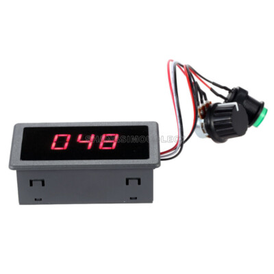 Motor DC 6-30V 12V 24V Max 8A Speed PWM Controller With Display & Switch Digital