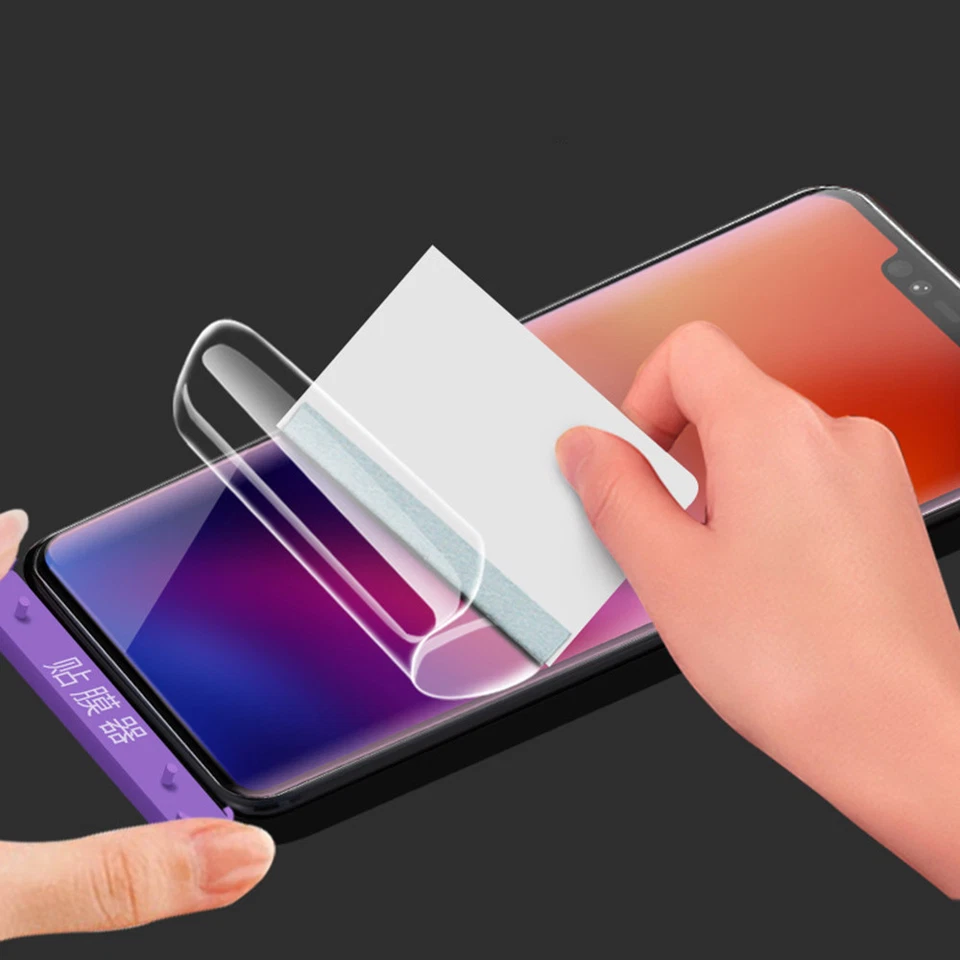 Lote de película blanda protectora de pantalla completamente cubierta frontal trasera para Huawei Mate 20 X Pro Foto 2 de 4