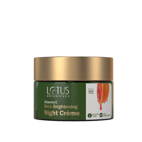 Crema de noche Lotus botánica lavado facial para la piel vitamina C libre de químicos para toda la piel - Imagen 22 de 32