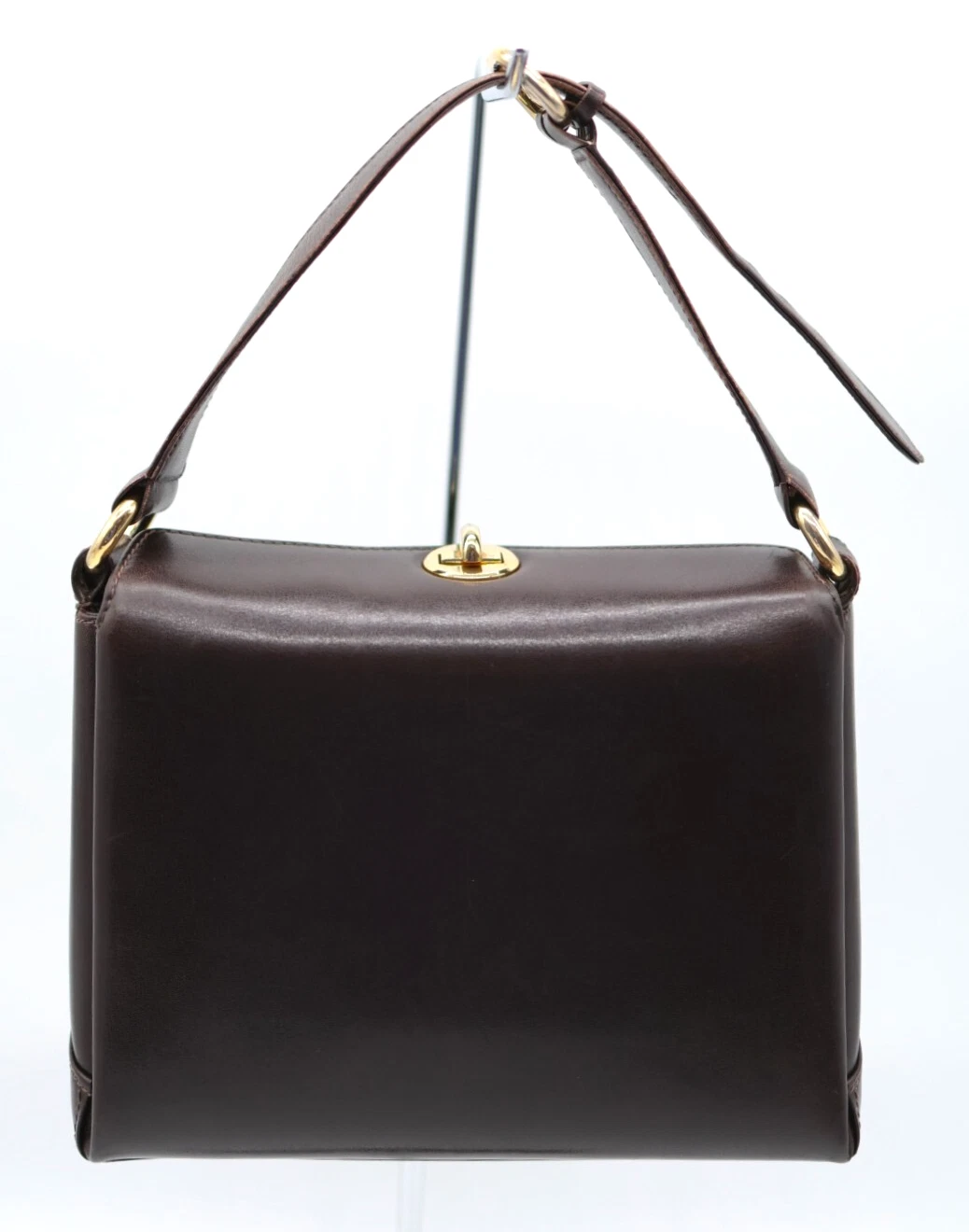 Sac à main vintage GUCCI cuir marron authentique