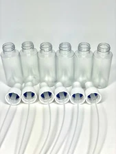 REFILLABLE - 2 OZ. Clear Plastic Empty Spray Bottle - 5 / 15 / 25 / 50 / 100 pcs