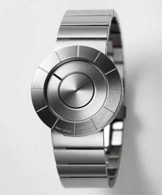 ISSEY MIYAKE TO Tio Yoshioka Tokujin design NY0N001 Silver Men Watch with Box