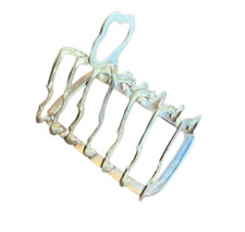 Victorian Design 6 slice  silver plated toast rack by Retro Collections