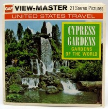 View Master A999, Cypress Gardens, Gardens of the World, Vers A, GAF, 3 Reel Set